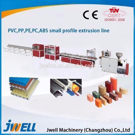 Automatic extruder line for manufacturing PVC/WPC profiles wallboard and floor