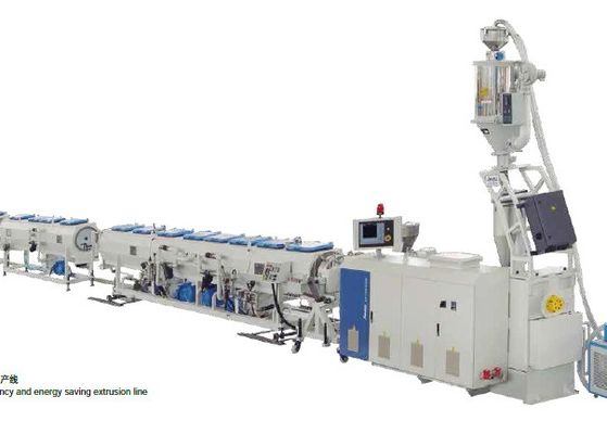 línea máquina de la protuberancia del tubo del HDPE de la poliolefina 900kg/H para el abastecimiento de agua